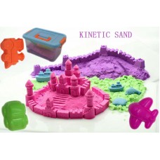 4 pounds two colors Kinetic Sand with two molds